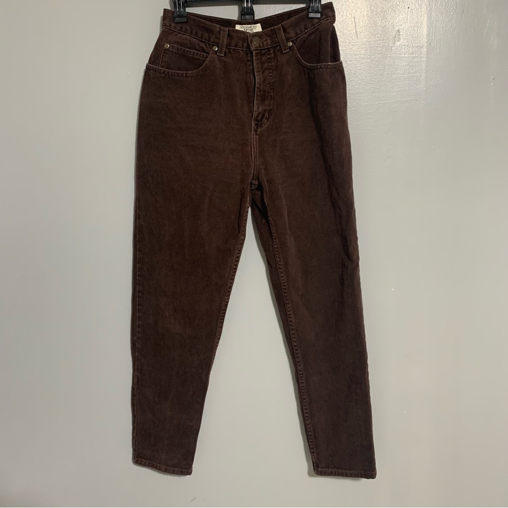 Innovation Sports‎ Womens Jeans Petites 10P Brown. Stretchy. 5 Pockets.